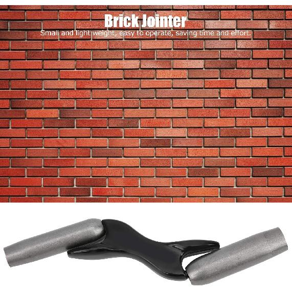 Fafeicy Brick Jointer Brick Jointer Trowel Brick Wall Beauty Stitcher Wall Joint Trimmer Handheld Builder Trimming Tool Wall Beauty Stitcher 1/2in
