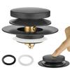 Strong Metal Bath Tub Drain Stoppers Popups Mechanism Proof Designs Drain Stoppers Metal Bath Drain for Bathroom