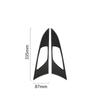 2 pezzi Maniglia Ciotola Porta Auto Adesivi Fibra di Carbonio Coperture Trim Per Mazda Mazda 3 Axela 2014 2017 2018 Accessorio Auto Styling
