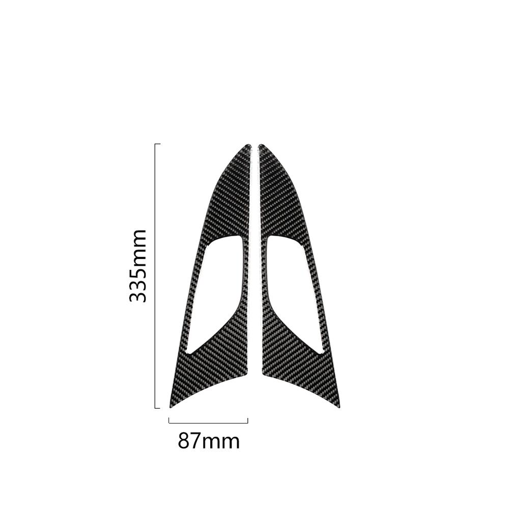 2 pezzi Maniglia Ciotola Porta Auto Adesivi Fibra di Carbonio Coperture Trim Per Mazda Mazda 3 Axela 2014 2017 2018 Accessorio Auto Styling