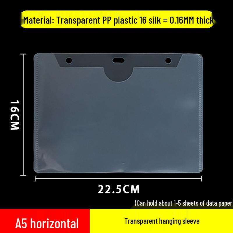 Durable Translucent Multi-Size Document Sleeve & Organizer