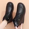 Shoes Winter Velvet Warm Medium and Short Boots Children Non-slip Soft-soled Women's Shoes Flat-soled Elderly