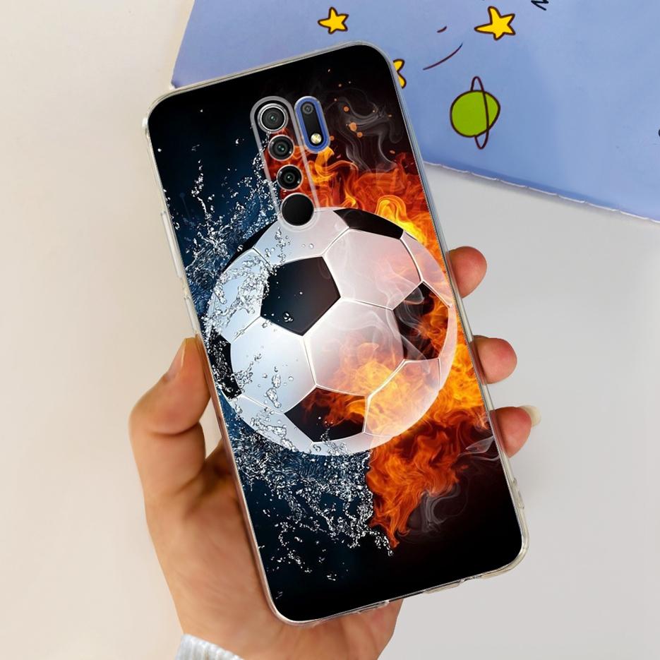 For Xiaomi Redmi 9 Case Stylish Painted Fundas 6.53'' Soft Silicone Phone Case For Xiaomi Redmi 9 Prime Redmi9 Back Cover Bumper