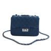 Women's bag 2026 summer new popular versatile diamond embroidered thread chain messenger bag fashionable shoulder Korean small square bag