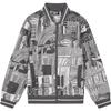 Fila American Vintage Knitted Full Print Long Sleeve Solid Jacket Unisex Jackets F11M338703FZA