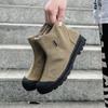 2025 Spring Autumn Canvas Shoes Mens Ankle Boots Flat Non-slip Cloth Shoes Breathable Brand Male Footwear Plus Size 45 D241
