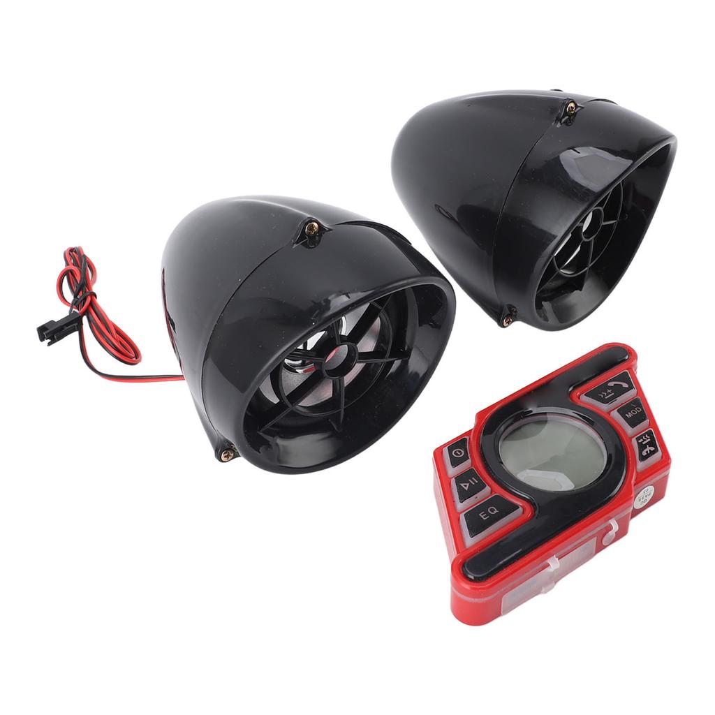 Motorcycle Bluetooth Speaker Anti Theft Alarm Handsfree Call Voice Navigation Waterproof Stereo Speaker System