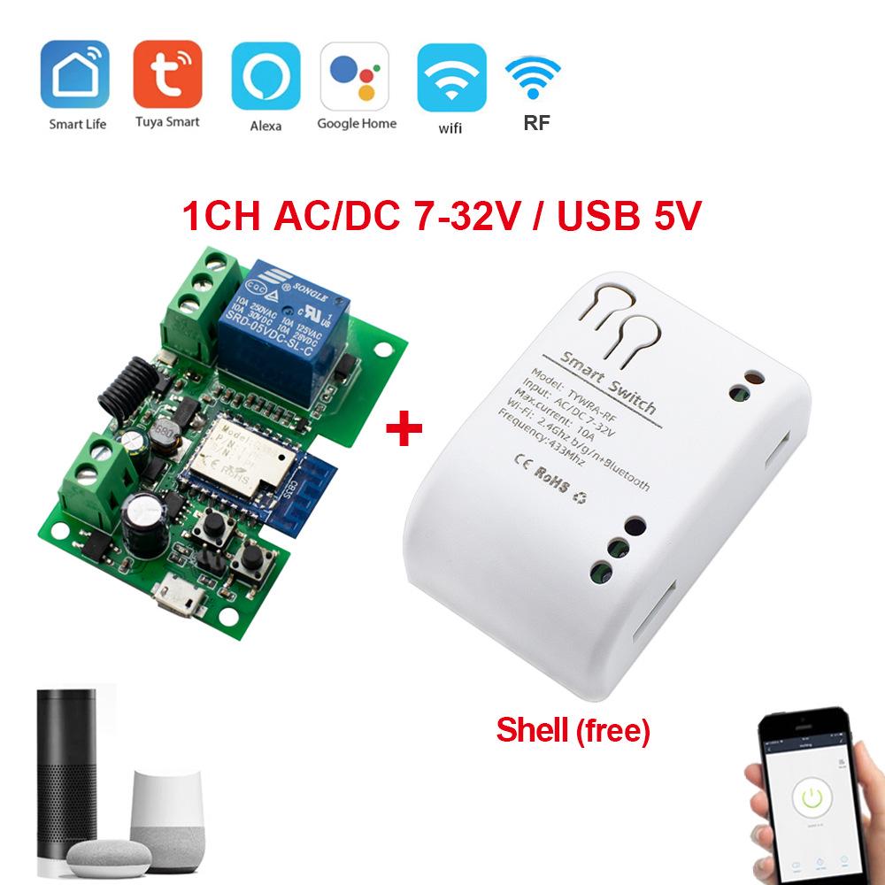 Tuya Smart WiFi Relais Schalter Modul mit eWeLink Fernbedienung & Timer Funktionen