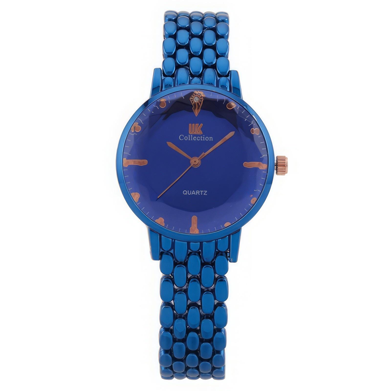 

Женские модные кожаные часы One Size синий