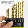13Pcs 1.5Mm-6.5Mm Twists Drill Bit Set Metric Drill Kit Woodworking Metal Bit Tools For Ceramic Tile Glass Marble Concrete