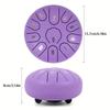 8-Inch 11-Note Steel Tongue Drum - C Key Portable Percussion Instrument for Yoga Beginners