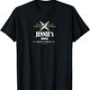 Baking Love JENNIE's BAKERY Family Name Gift T-Shirt