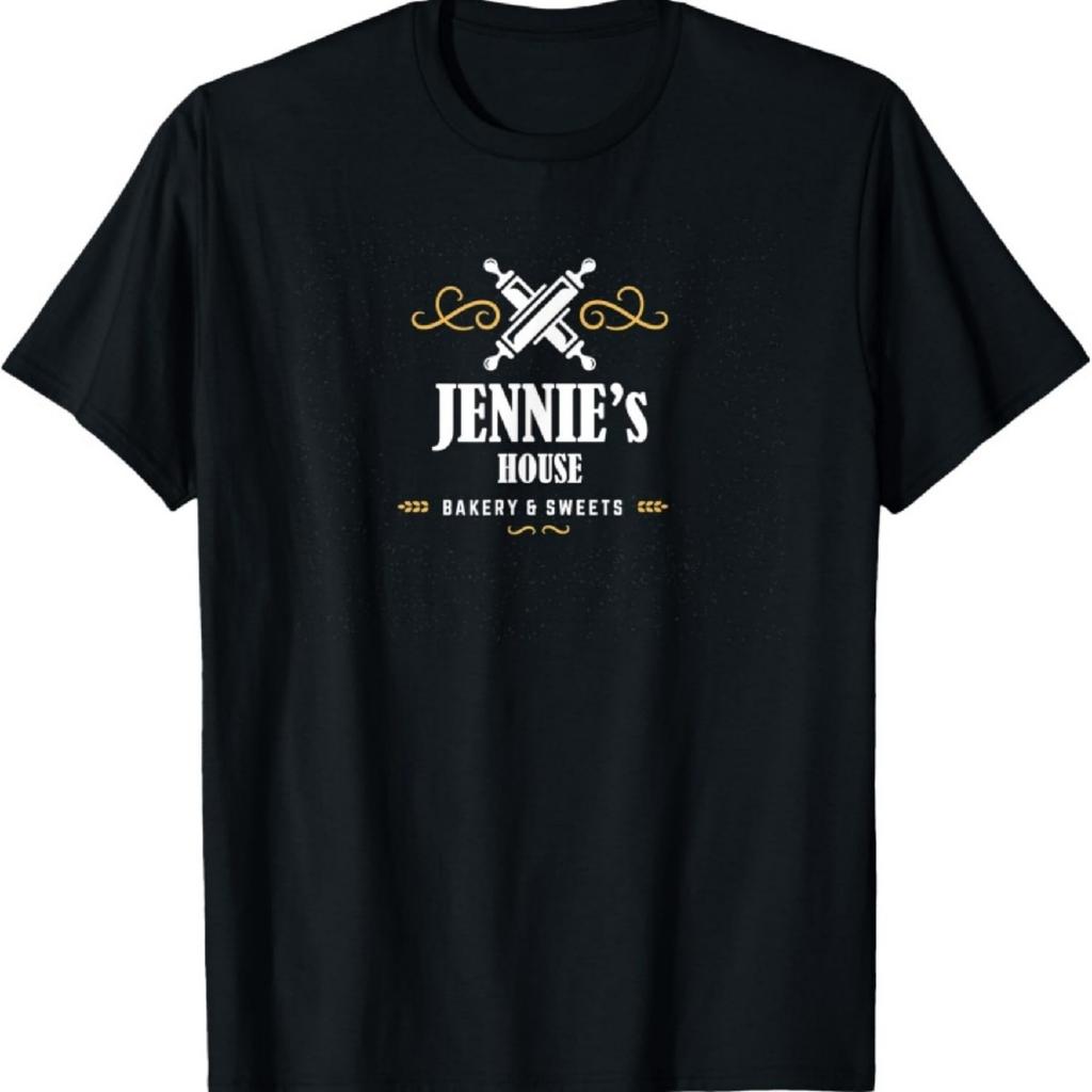 Baking Love JENNIE's BAKERY Family Name Gift T-Shirt