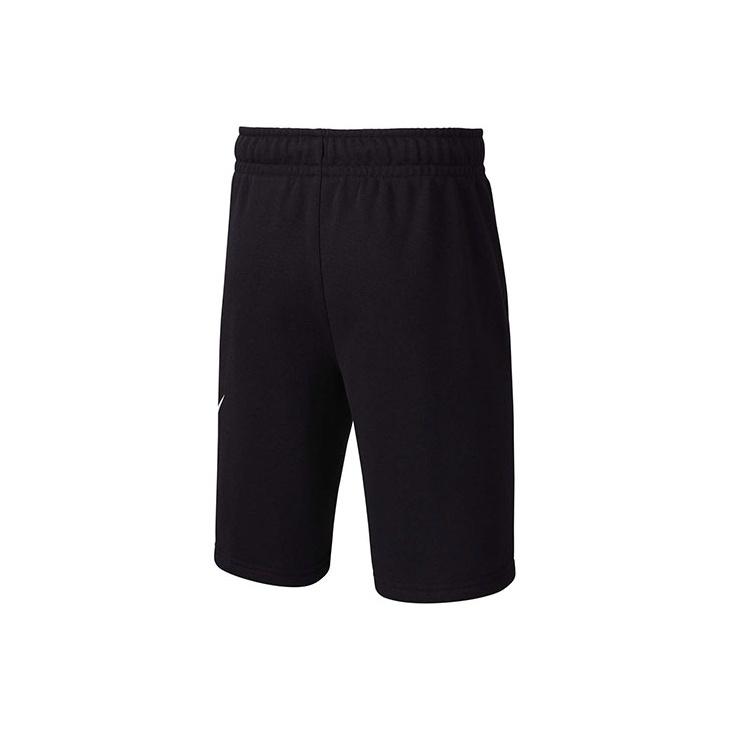 Nike Cotton Logo Print Straight Leg Kids Shorts Kids Shorts Black CK0509-010
