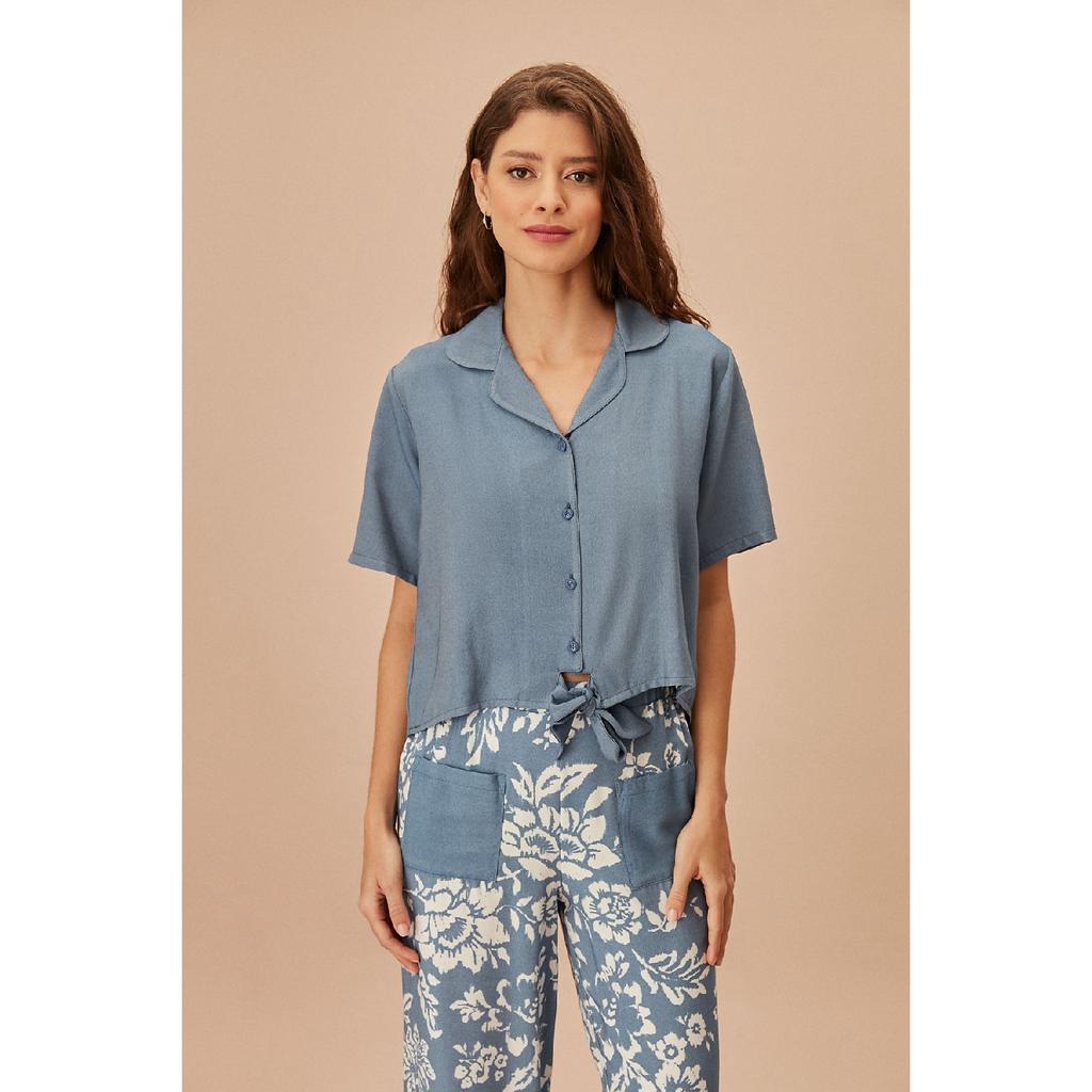 Denim Masculine Pajama Set