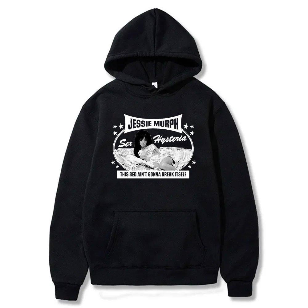 Jessie Murph Bed Hoodies Sex Hysteria 2025 Merch Women Men Fashion Long Sleeve Sweatshirts