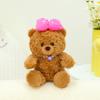 Cute Bear Bow Plush Toy Cute Cartoon Girl Child Bedroom Decoration Doll Gift