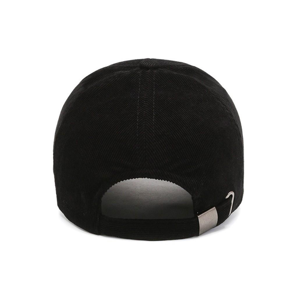Adjustable Winter Baseball Caps Breathable Trucker Hats Simple Corduroy Cap  Women