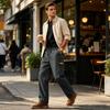 Men's Casual Cargo Pants Straight Leg Long Pants for Everyday Wear