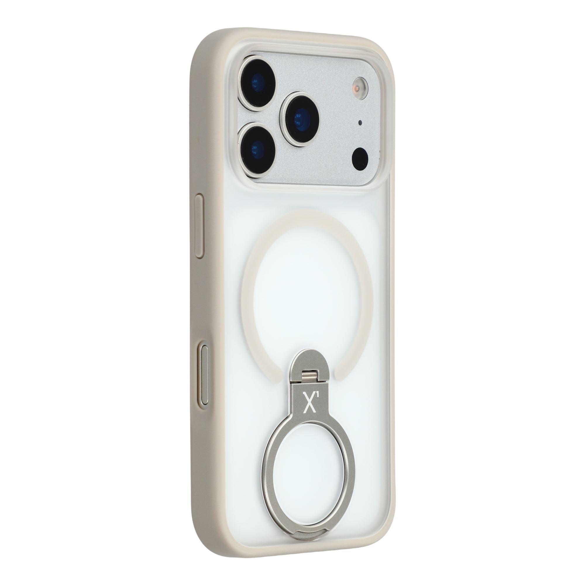 

X-LEVEL For iPhone 17 Pro Magnetic Case Rotating Kickstand Anti Drop TPU + PC Matte Phone Back Cover