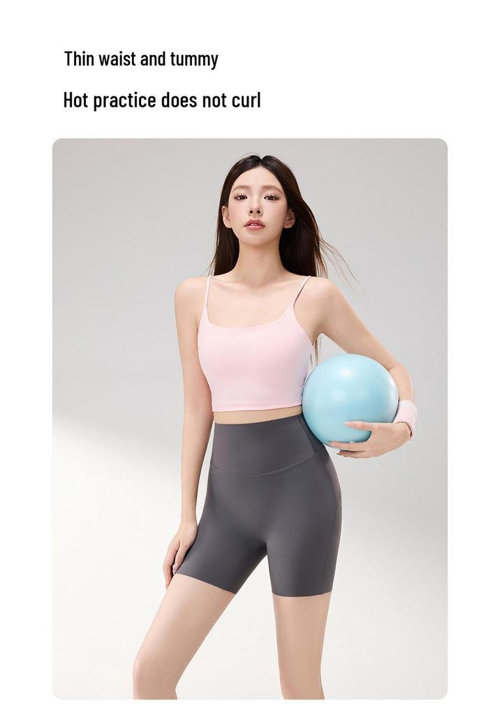 Women's High-Waist Yoga Cycling Shorts - Summer Fitness & Running Wear
