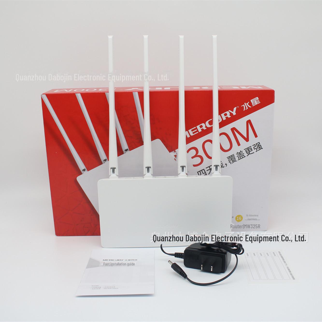 

Високошвидкісний бездротовий маршрутизатор Mercury MW325R для дому, чудове проникнення в стіну та оптоволоконний широкосмуговий доступ. 4