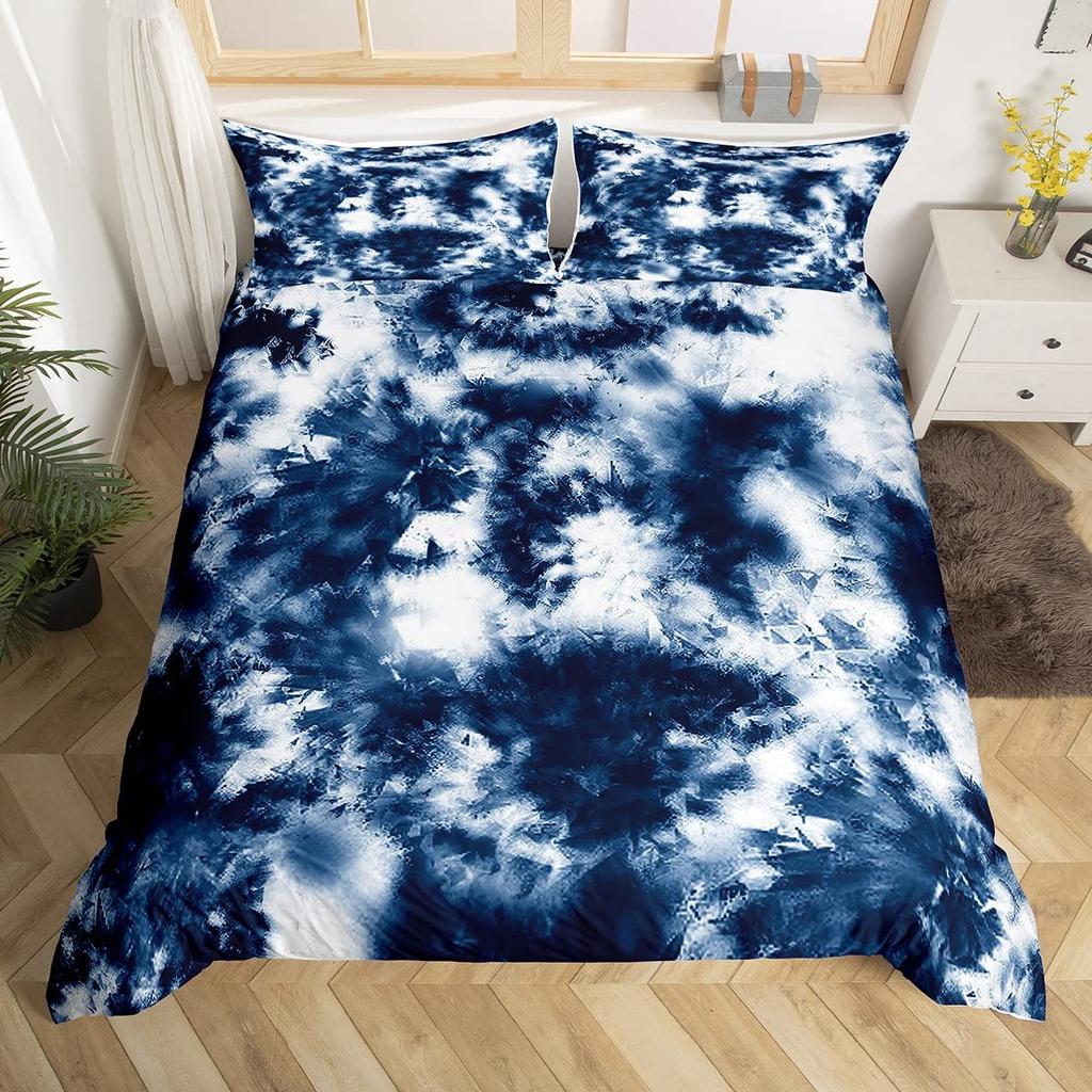 Tie Dye Comforter Cover Boho Psychedelic Duvet Cover For Kids Boys Girls Teens Bohemian Gypsy Exotic Spiral Bedspread Cover
