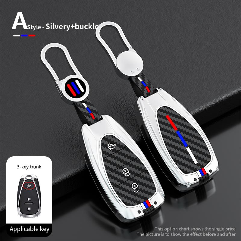 Car Key Case Cover Shell Holder for Chevrolet Onix Equino Orlando Cruze Spark Sonic Camaro Volt Bolt Trax Malibu Blazer Traverse