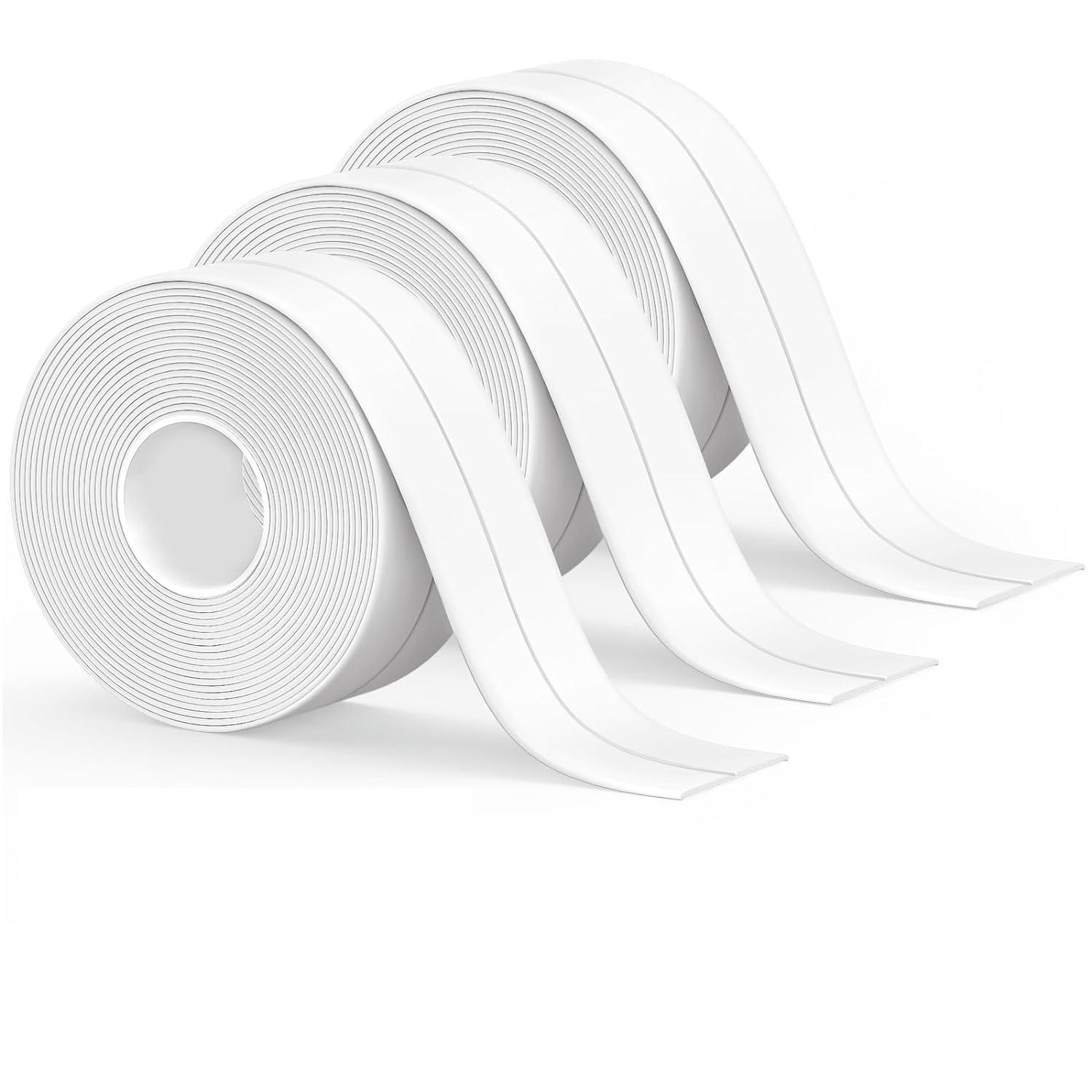 

Противоплесневая лента Ванна Кухня Герметизирующая лента Уплотнительная полоса ПВХ Самоклеящаяся Лента для герметизации стен ванны Герметик Герметизирующая полоса Герметизирующая лента 3.2M белый