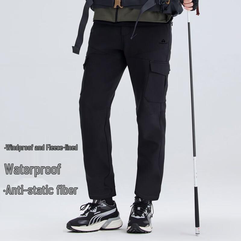 Toluozhe Men s Windproof Soft Shell Work Pants 2XL