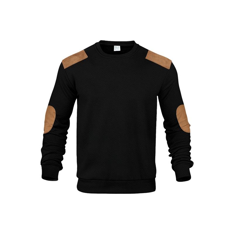 Spring And Autumn New Men's Casual Sports Suit Men's Stitching Contrast Color Two-piece Suit