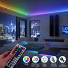 131Ft/40M LED Strip Lights Infrared 44key RGB Lighting For TV Background, Bedroom Party Decorations Christmas Birthday Gift