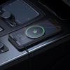 Per Apple / Huawei / Xiaomi Standard Qi Caricabatterie Wireless Magnetico per Auto Tappetino Antiscivolo con Luce Indicatrice