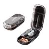 Pill Cutter Splitter Quarter Tablet Slicer Precise 1/2 1/3 1/4 Cut Portable Medicine Storage Box for Daily Use