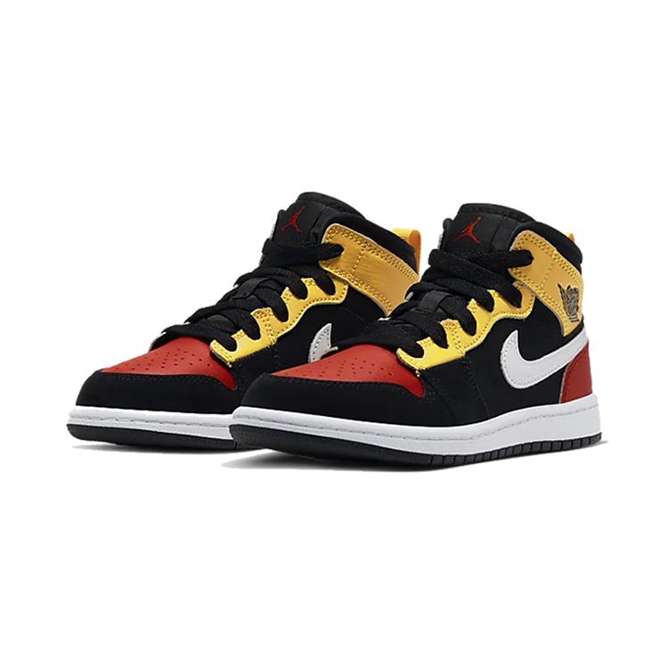New Jordan 1 Mid SE PS Amarillo Team Orange BQ6932-087