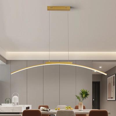 Modern Pendant Light Arc Design Hanging Lamps for Dining Room Kitchen Restaurant Nordic Home Decor Items Creative LED Lights