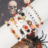 Lonext Halloween Armband Stapelbara Heishi Pärlarmband Stretcharmband