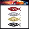 3D Premium Jesus Fish Symbol Logo for Car Motorcycle Engine Hood Fender Trunk Tail Rear Bonnet Nameplate Decal Emblem Badge Sticker
