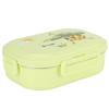 Insulated Lunch Box Leak Proof Stainless Steel Bento Box Japanese Food Children Container(Green )