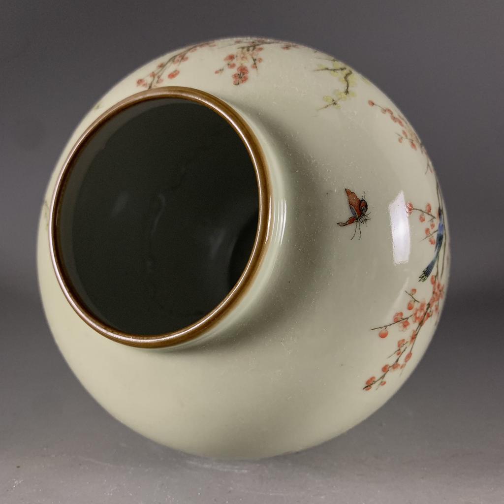 Vase Ceramic Underglaze Pastel Twelve Magpie Picture Large Capacity New  Retro Antique Porcelain Study Tabletop Ornament Artwork