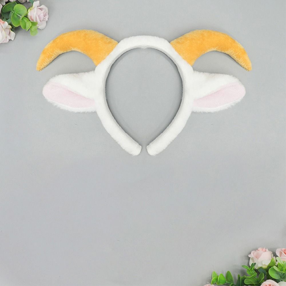 Animal Ears Animal Costumes Props Plush Plush Lamb Headbands  Party Decorations