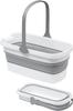 Sanwa Direct Folding Car Soaking Bucket, Square, 12L, Wash, Camping, Bucket, 200-CD075