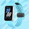 Magnetic Buckle Mesh Silicone Strap For Samsung Fit 3 Sport Breathable Watch Band For Samsung Galaxy Fit 3 Replacement Bracelet