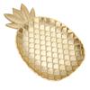 Resin Material Pineapple Serving Tray Gold Color Fruit Serving Plate  Table Decoration