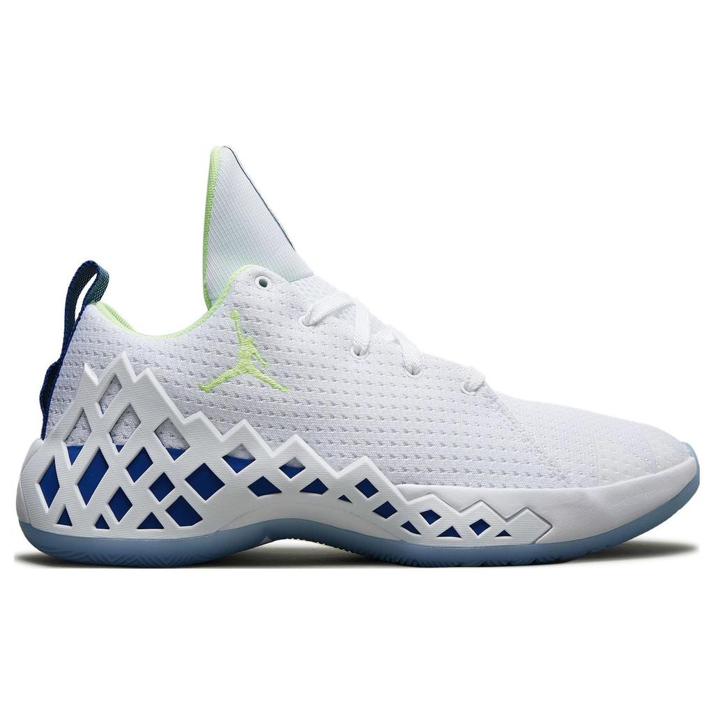 Adidași Bărbați Air Jordan Jumpman Diamond Low PF Alb Albastru Verde Liquid-Lime FB7169-131