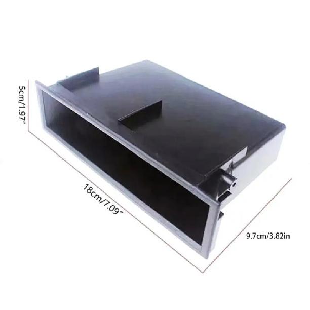 Car Storage Box Pocket Drawer Refits Stereo Audios Conversion Storage Box 1Din