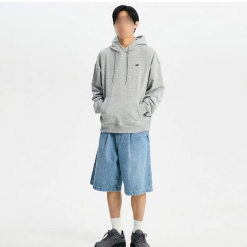 New Balance Half Club New Balance Universal Ess Classic Logo Semi Overfit Hoodie