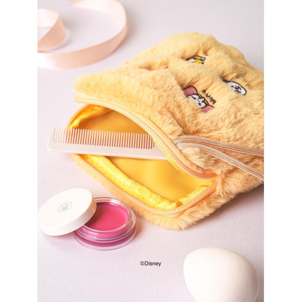 Daiso Disney Animals Soft Strap Pouch Yellow