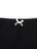 As If Cali Lace Layered Mini Skirt Black