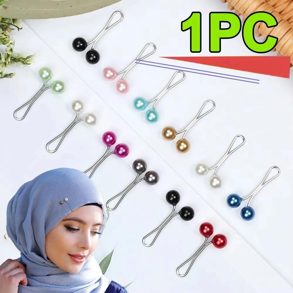 U-förmige Perlenbrosche Fixierbänder Anti-Rutsch-Hijab-Clips Verstellbarer Kragenclip Mehrzweck-Taillenbefestigungsnadeln